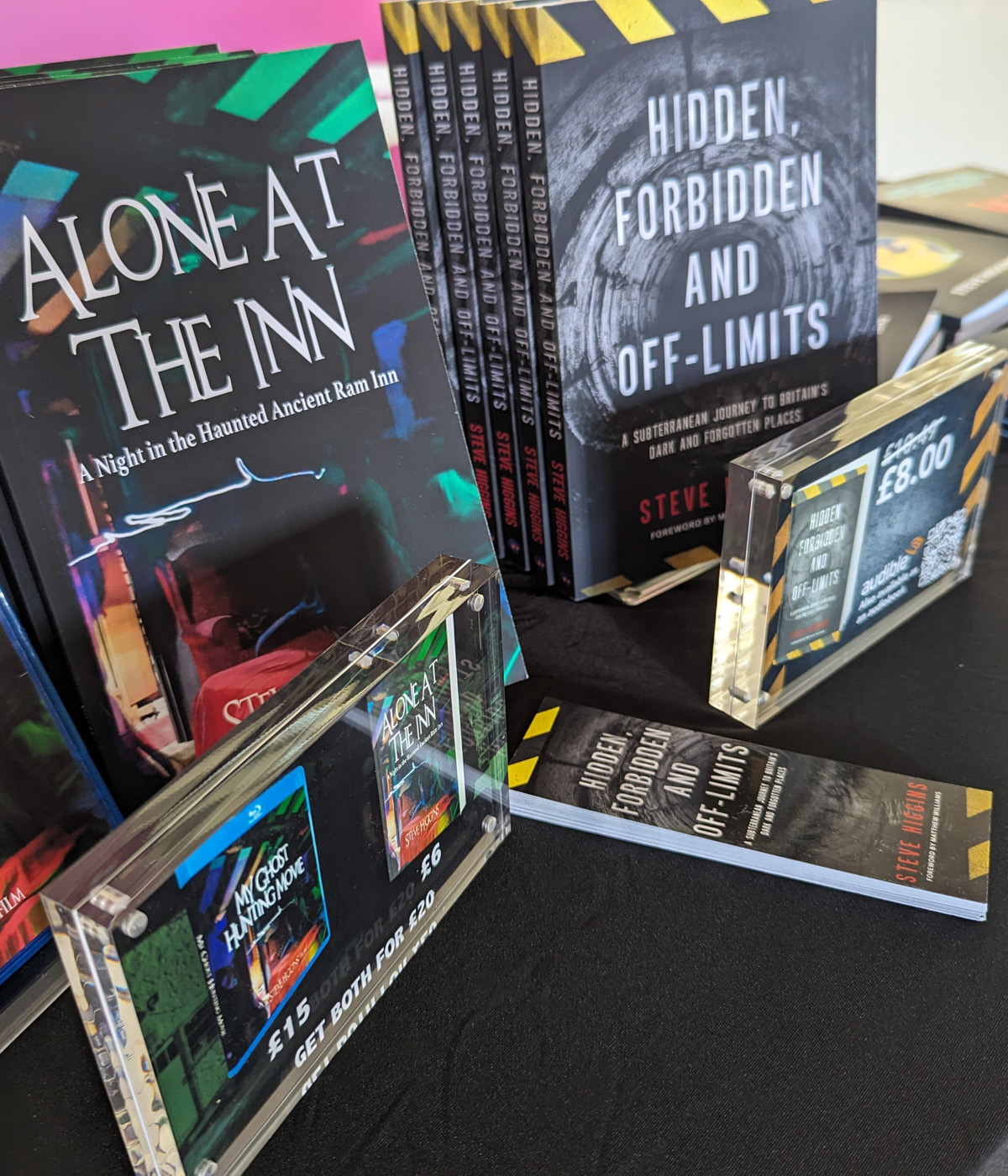 A selection of books written and published by Steve Higgins